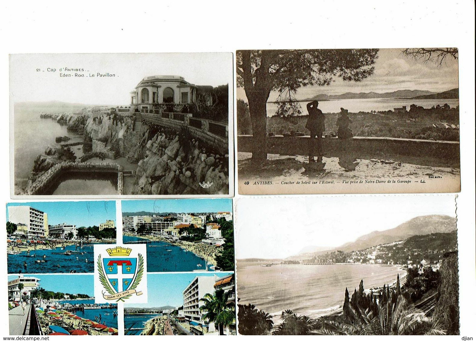 LOT CP ( format 9 X 14 ) des ALPES MARITIMES (06) - 900 cartes (voir 18 scans en échantillons) - PAS DE NICE