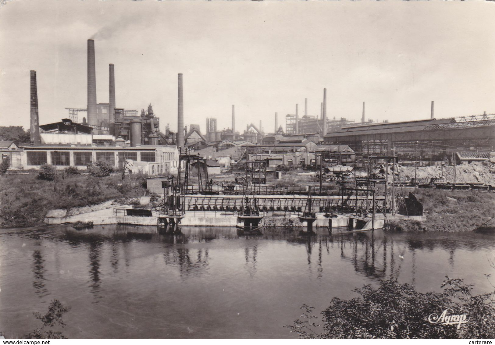 ALLEMAGNE,SAARBRUCKEN,SAARBRUECKEN ,capitale  De Land Sarre,stadtverband,CARTE PHOTO,USINE,1949 - Saarbruecken