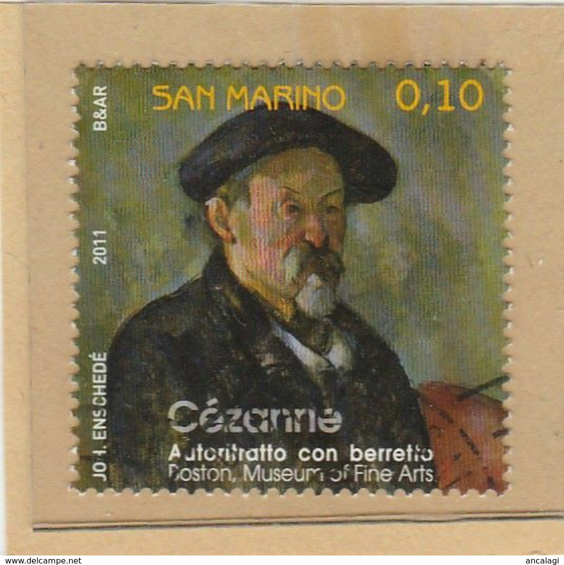 RSM Fr. USATI 095 - San Marino 2011 - "CEZANNE" 1v. Da € 0,10 - Gebraucht