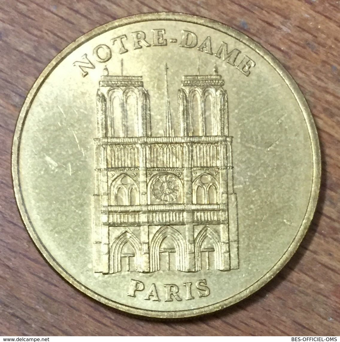 75004 NOTRE DAME DE PARIS MDP 2003 MÉDAILLE SOUVENIR MONNAIE DE PARIS JETON TOURISTIQUE MEDALS TOKENS COINS - 2003