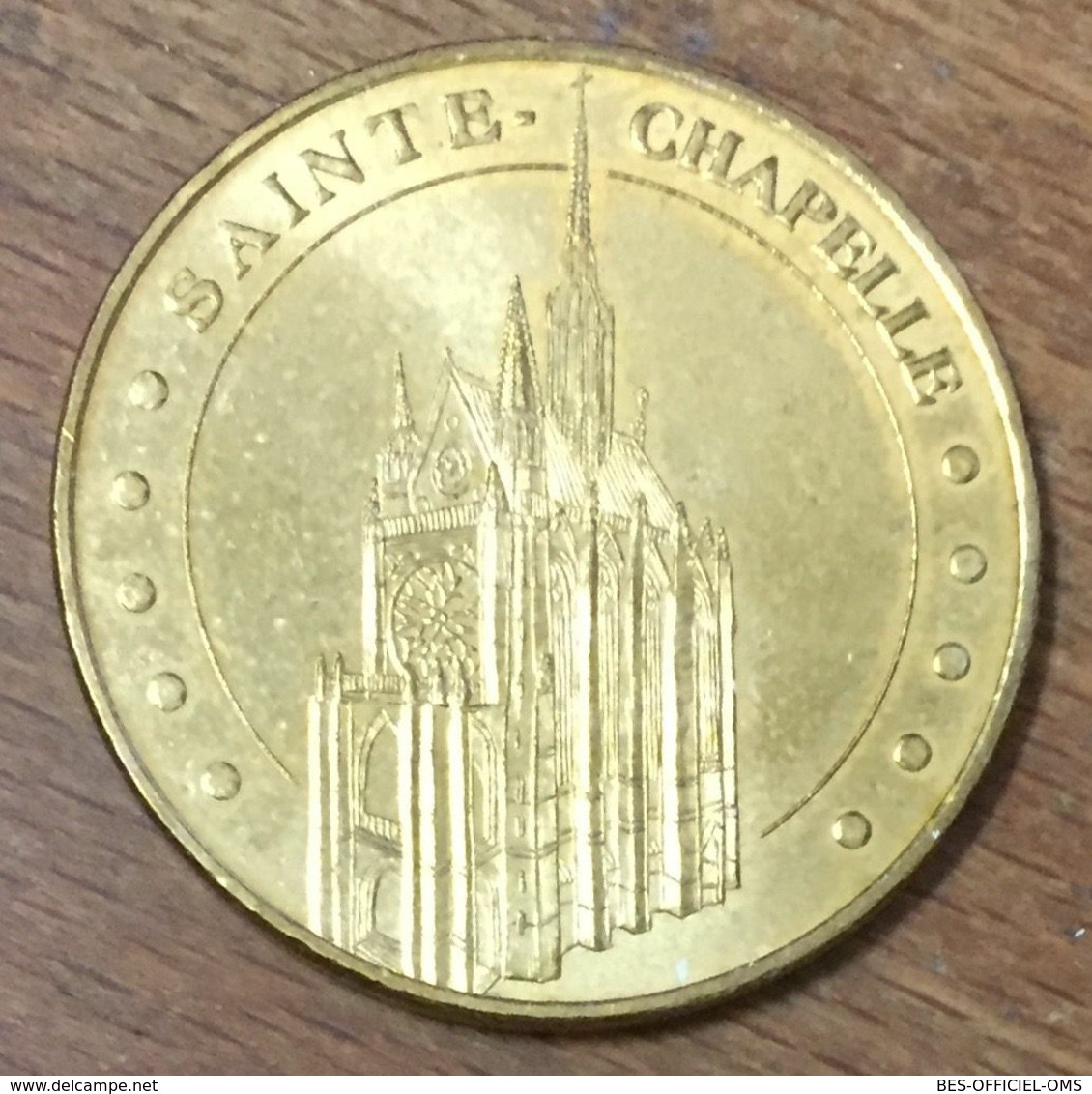 75001 PARIS SAINTE CHAPELLE MDP 2008 MEDAILLE SOUVENIR MONNAIE DE PARIS JETON TOURISTIQUE MEDALS COINS TOKENS - 2008