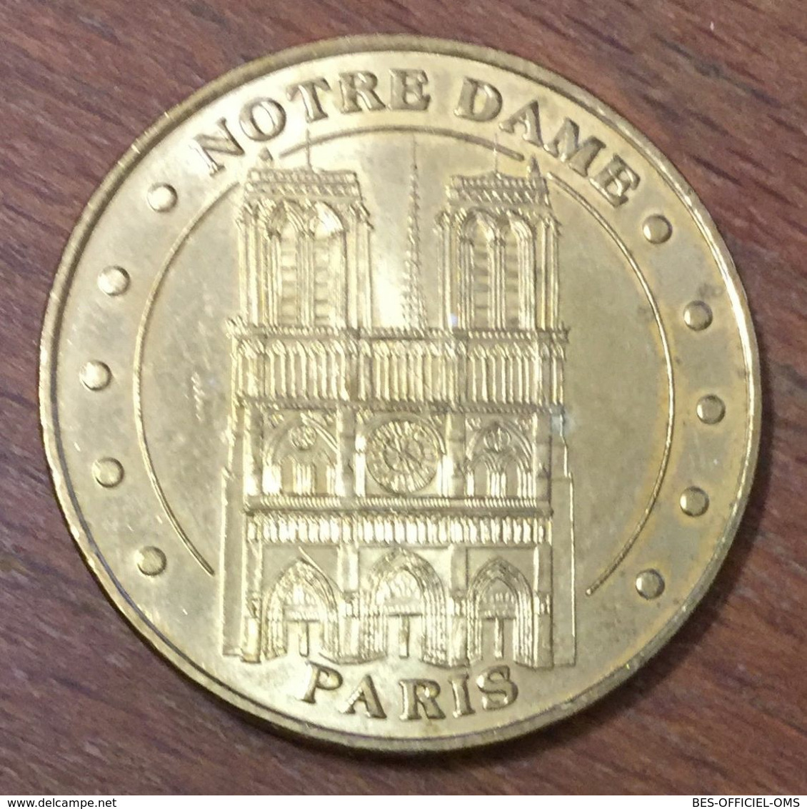 75001 NOTRE DAME DE PARIS MDP 2006 MÉDAILLE SOUVENIR MONNAIE DE PARIS JETON TOURISTIQUE MEDALS TOKENS COINS - 2006