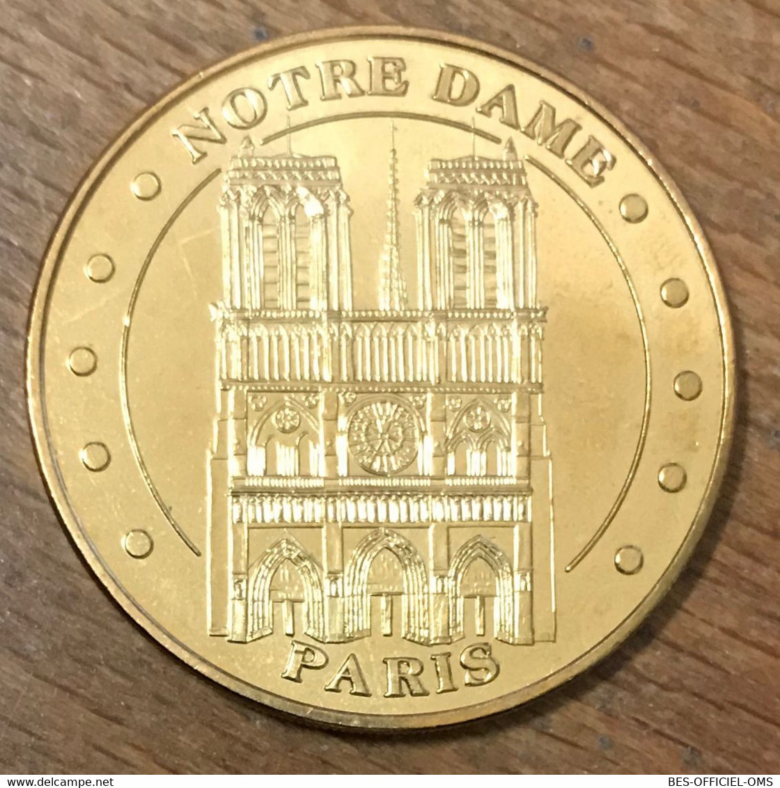 75001 NOTRE DAME DE PARIS MDP 2013 MÉDAILLE SOUVENIR MONNAIE DE PARIS JETON TOURISTIQUE MEDALS TOKENS COINS - 2013