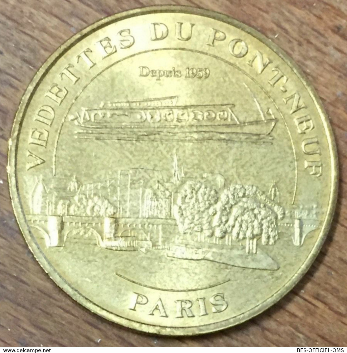 75001 PARIS VEDETTES DU PONT NEUF MDP 2005 MÉDAILLE SOUVENIR MONNAIE DE PARIS JETON TOURISTIQUE TOKEN MEDALS COINS - 2005