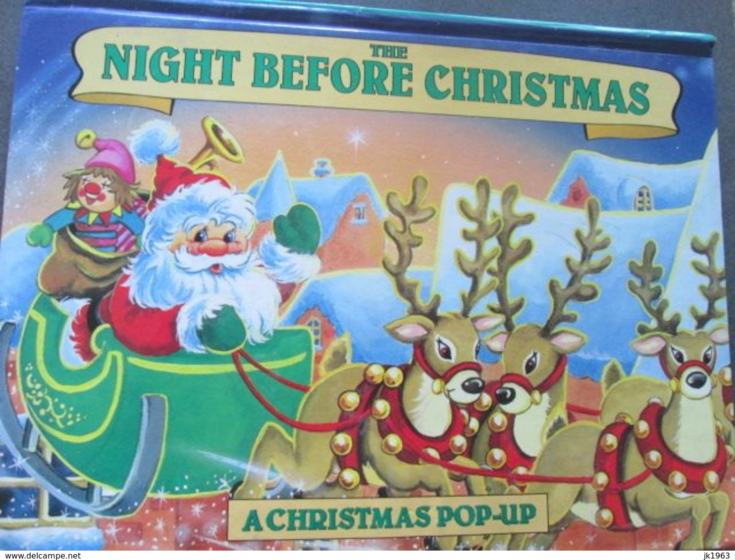 THE NIGHT BEFORE CHRISTMAS, 3-D BOOK, 1996 - Bilderbücher