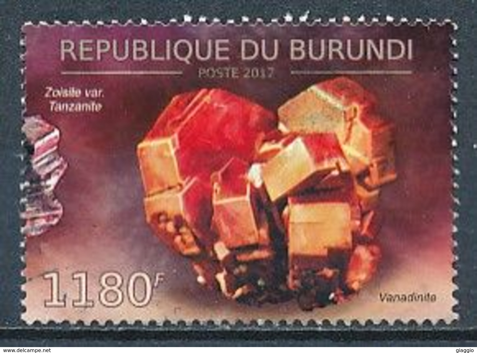 °°° BURUNDI - VANADINITE - 2012 °°° - Gebruikt