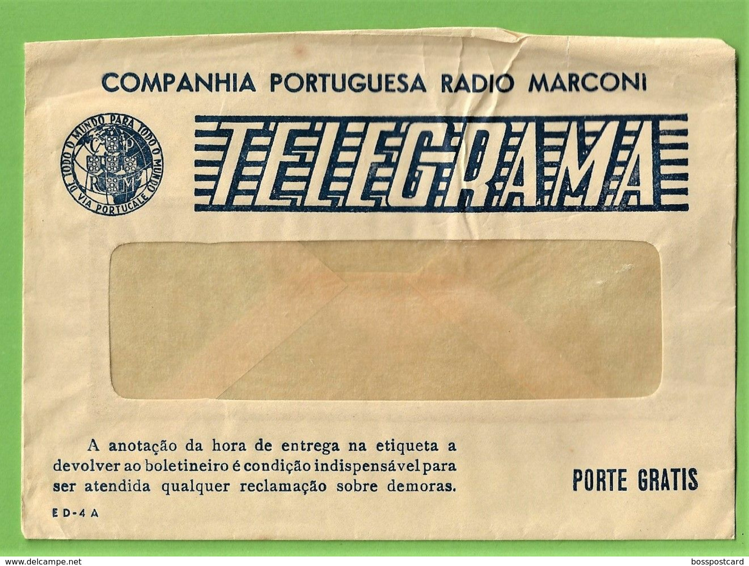 História Postal - Funchal - Telegrama - Rádio Marconi - Telegram - Madeira - Portugal - Lettres & Documents