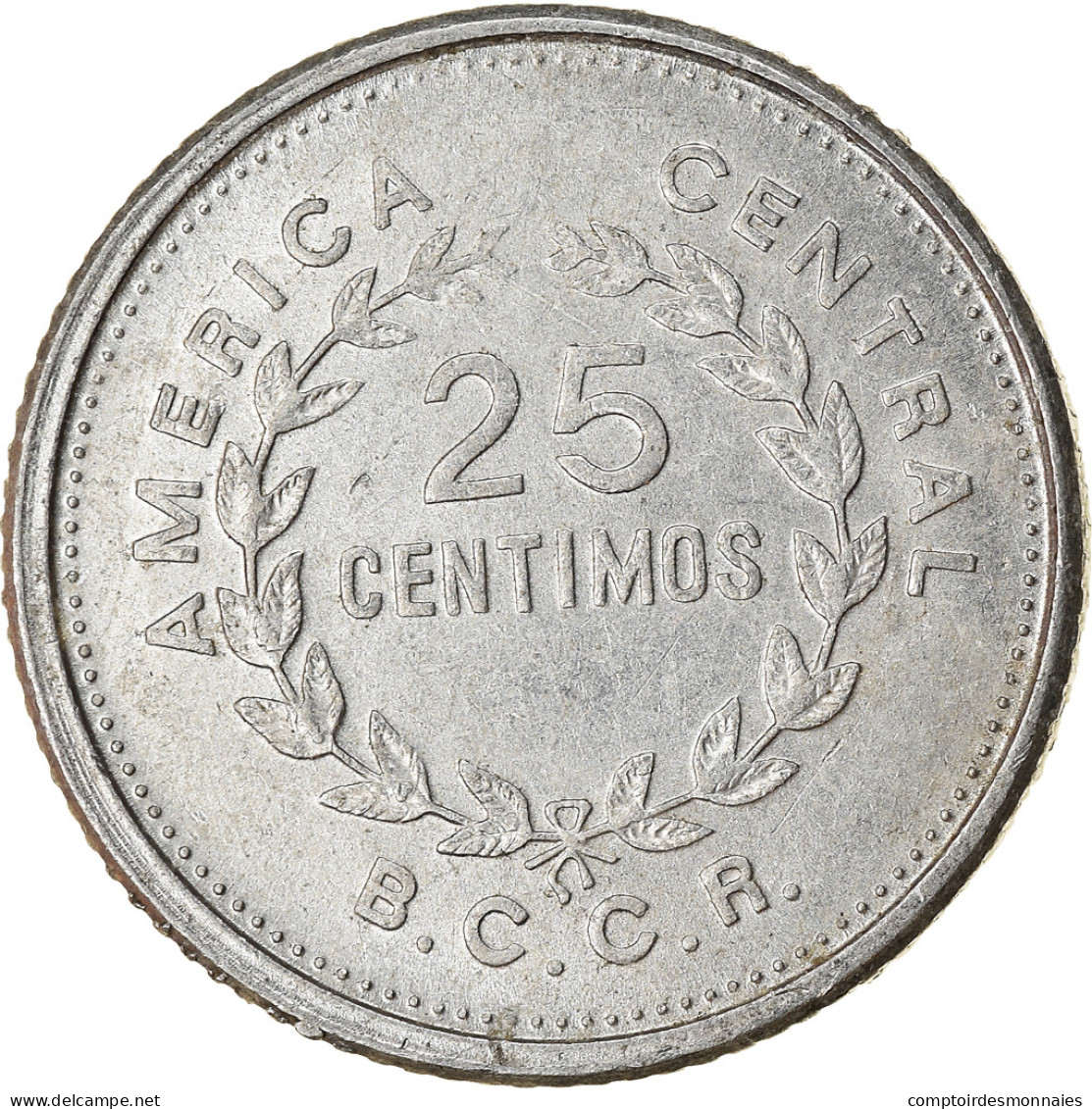 Monnaie, Costa Rica, 25 Centimos, 1989, SPL, Aluminium, KM:188.3 - Costa Rica