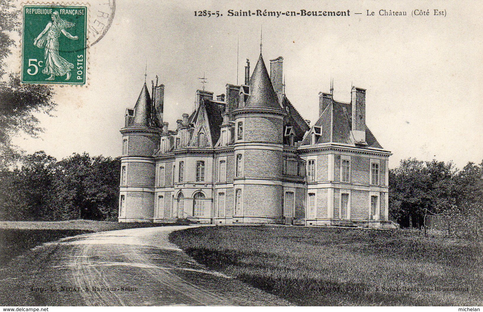 CPA   51   SAINT-REMY-EN-BOUZEMONT---LE CHATEAU ( COTE EST ) - Saint Remy En Bouzemont