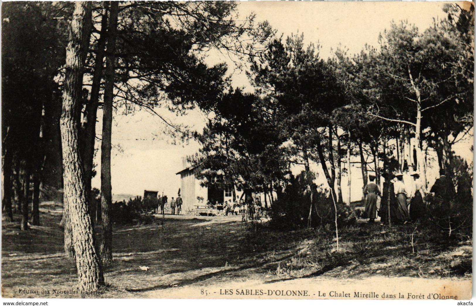 CPA Les SABLES-d'OLONNE - Le Chalet Mireille Dans La Foret D'Olonne (112676) - Saint Florent Des Bois
