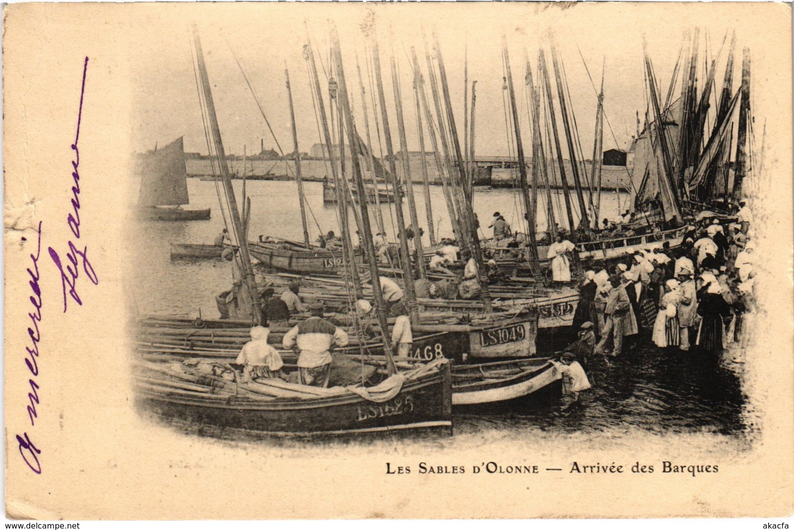 CPA Les SABLES-d'OLONNE - Arrivée Des Barques (112678) - Saint Florent Des Bois