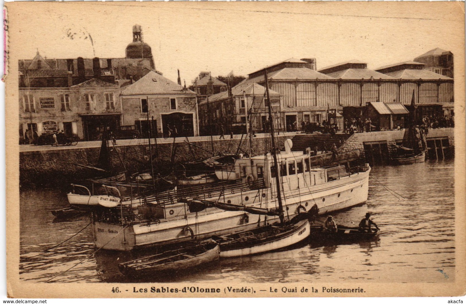 CPA Les SABLES-d'OLONNE - Le Quai De La Poissonnerie (112688) - Saint Florent Des Bois