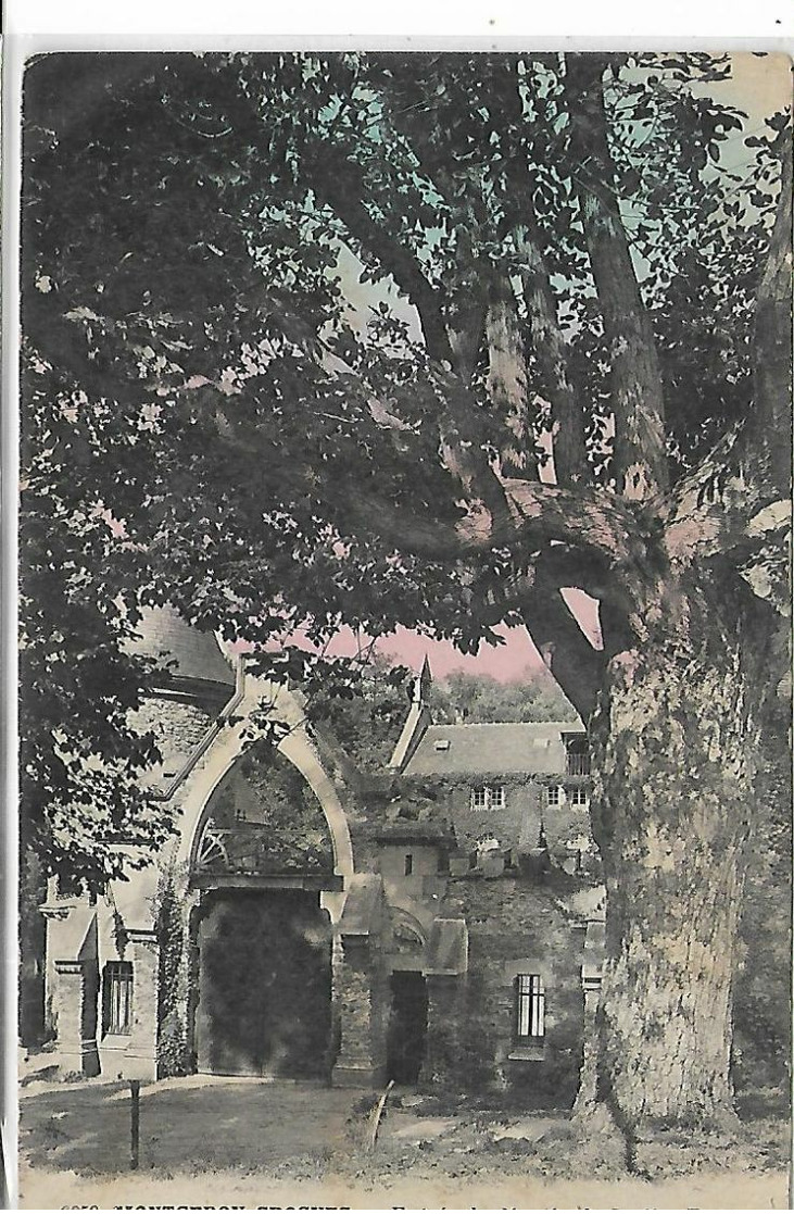 91,Essonne, MONTGERON-CROSNES, Entrée Du Moulin De Senlis, Scan Recto-Verso - Montgeron