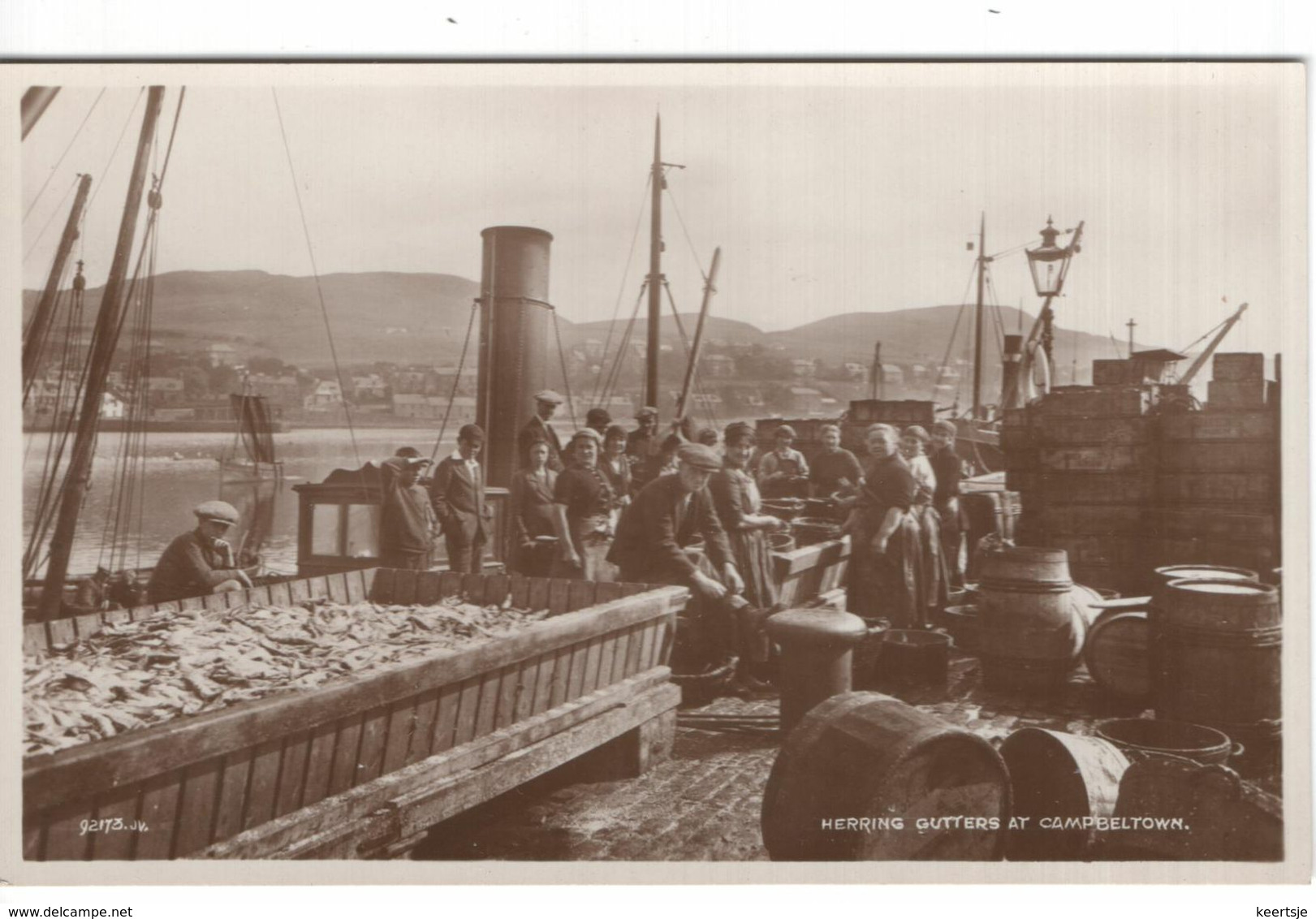 Great Britain - Scotland - Campbeltown - Herring Gutters - Photocard Fotokaart - 1915 - Other & Unclassified