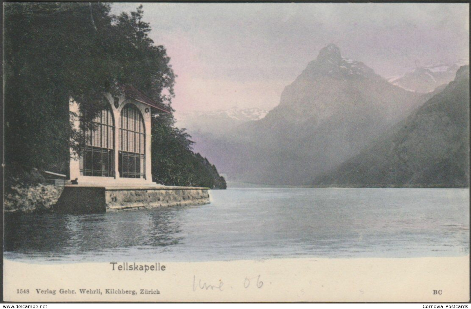 Tellskapelle, Uri, C.1905 - Wehrli AK - Sisikon