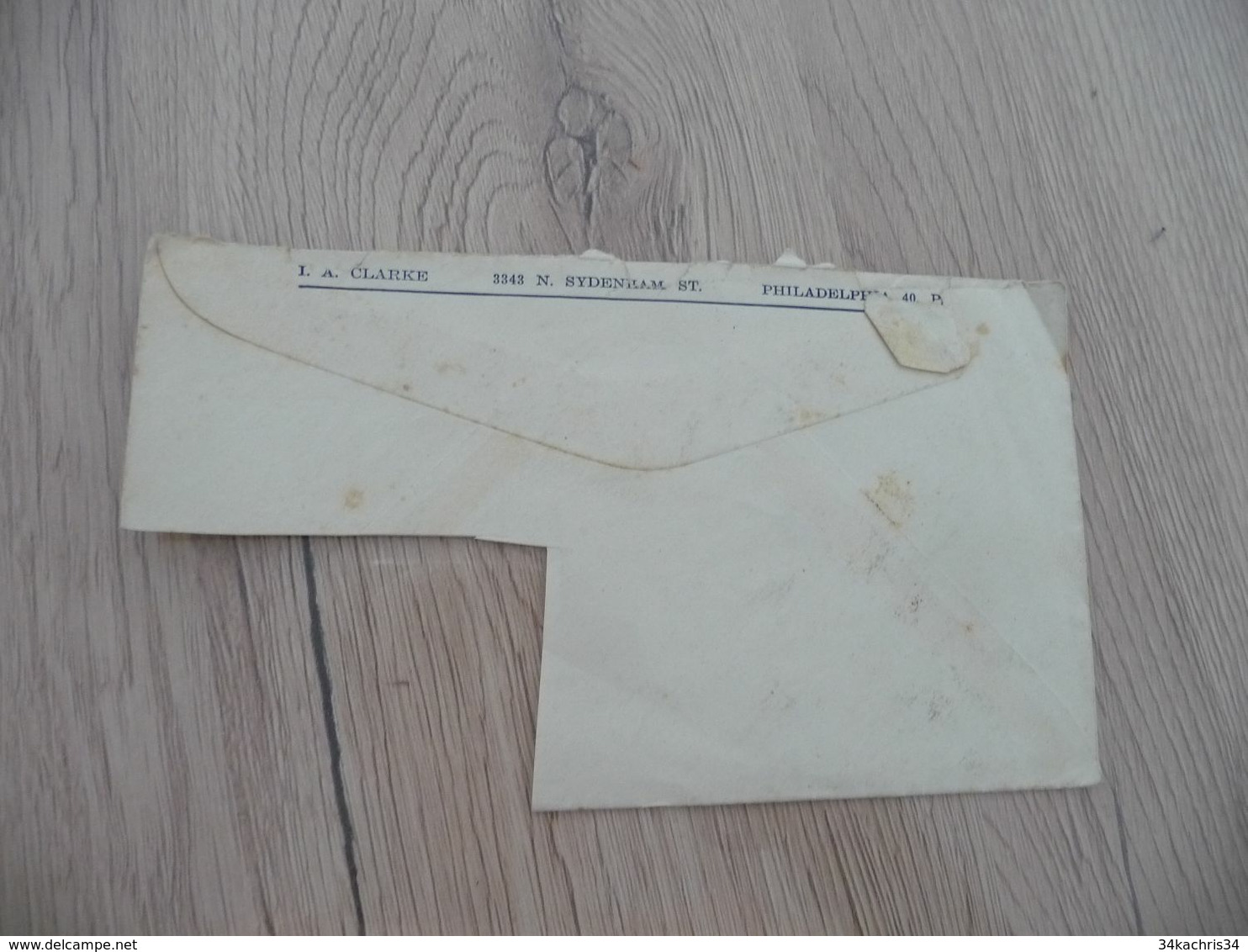 USA Bloc Feuillet Sur Fragment De Lettre 1947 - Blokken & Velletjes