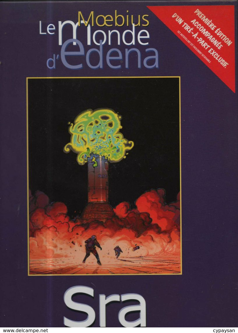 Le Monde D'Edena 5 Sra  RARE EO TBE AVEC TIRE A PART Casterman 09/2001 Moebius (BI4) - Monde D'Edena, Le