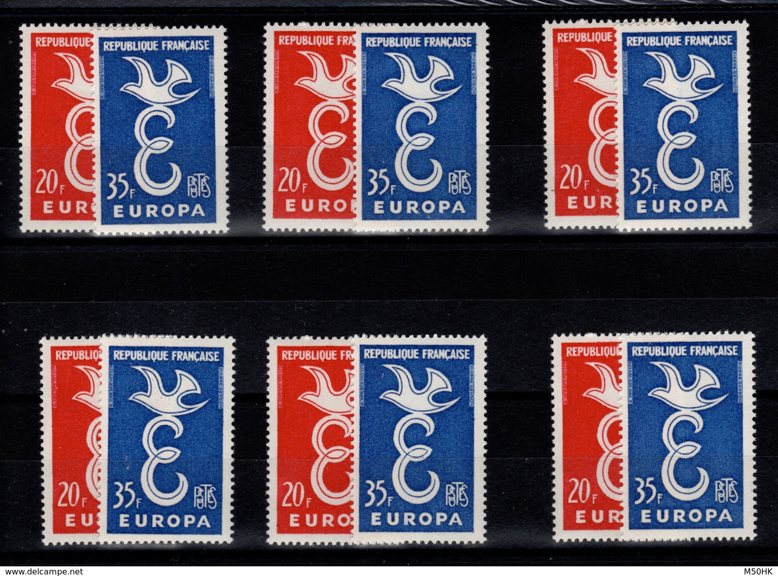 Europa YV 1173 & 1174 N** En 6 Exemplaires - Unused Stamps