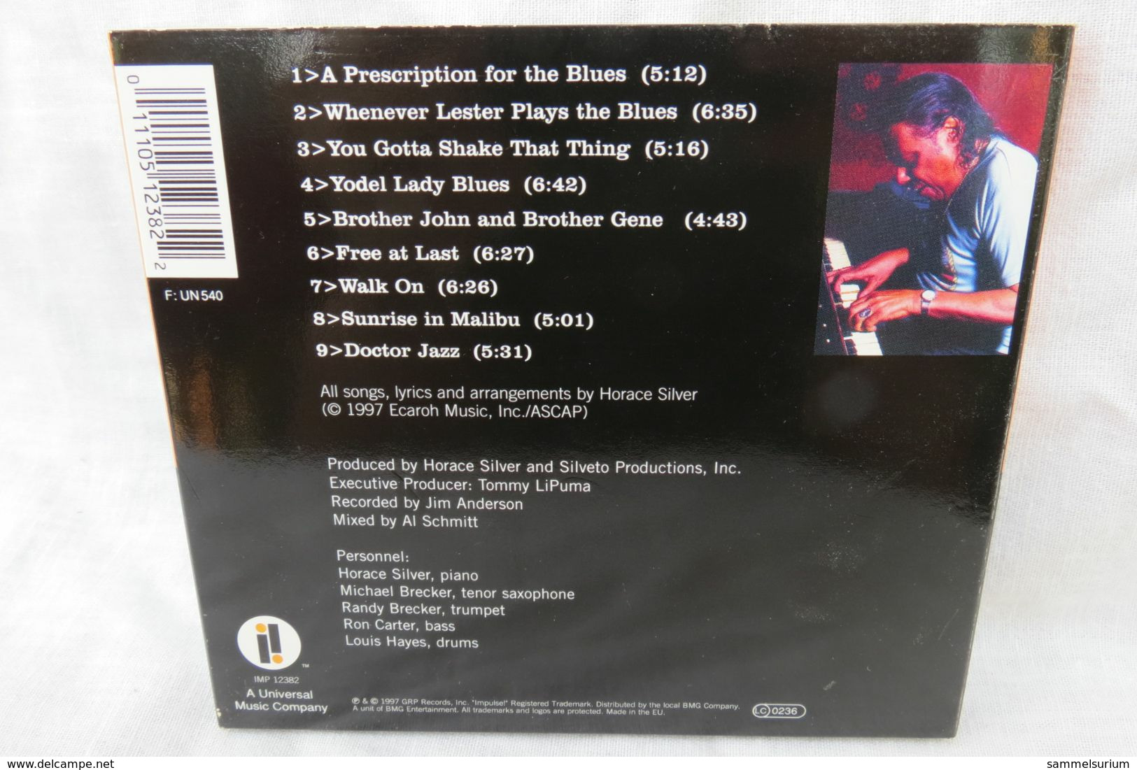 CD "Horace Silver" A Prescription For The Blues - Blues