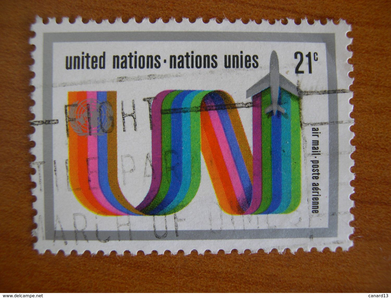 Nations Unies N° PA18  Obl - Usati