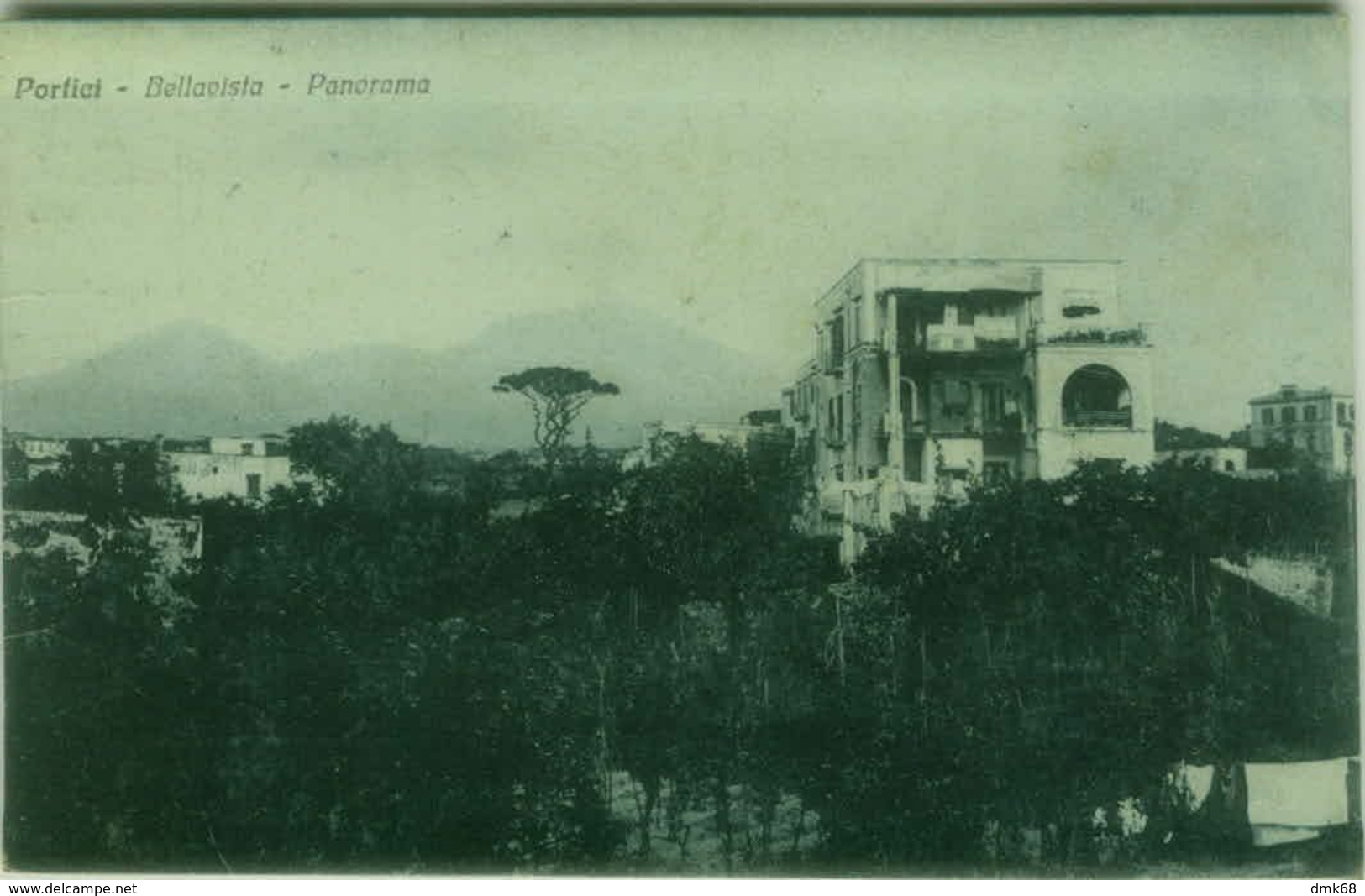 PORTICI ( NAPOLI ) BELLAVISTA - PANORAMA - SPEDITA 1918 ( 4992) - Portici