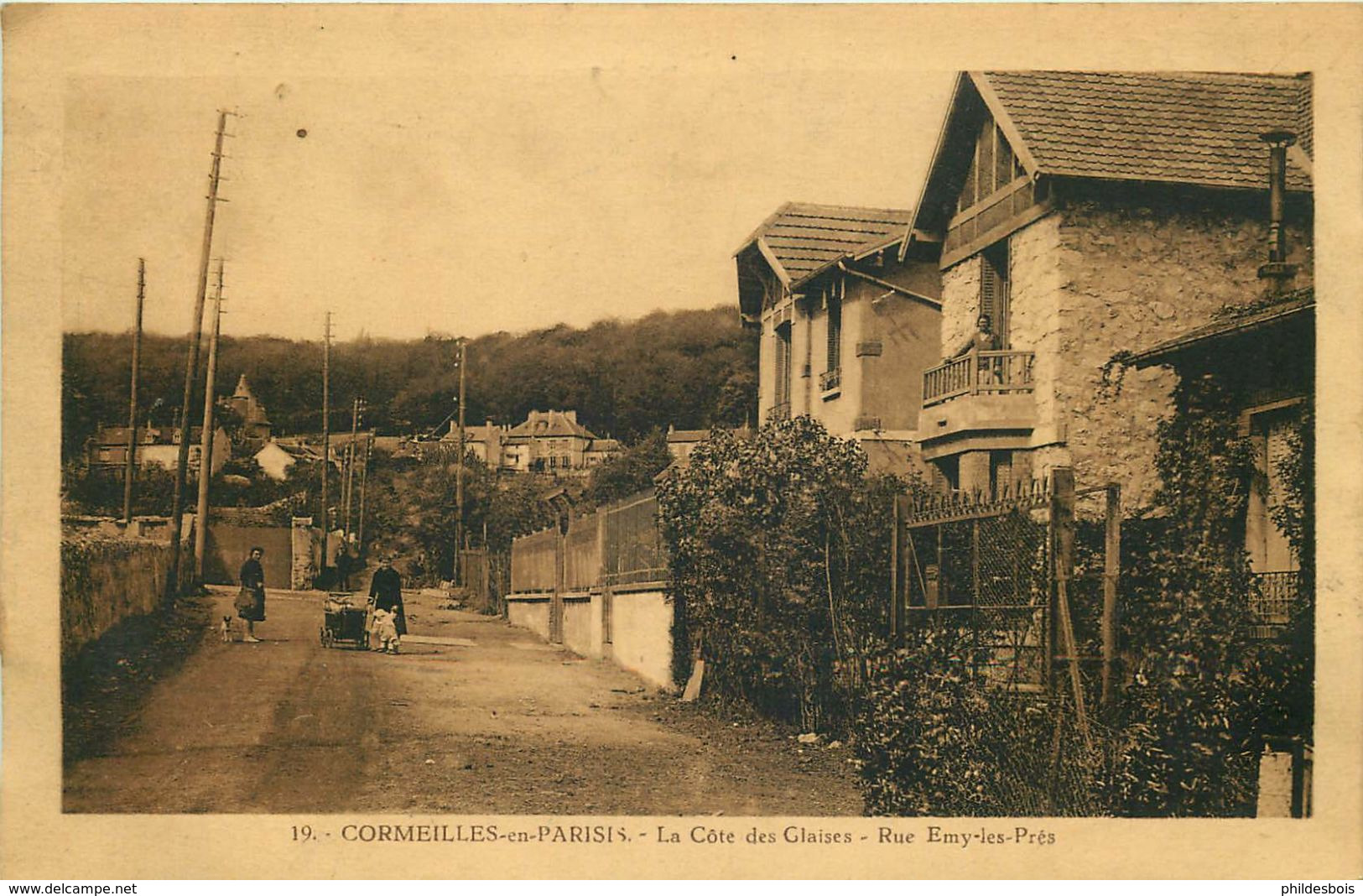 VAL D'OISE  CORMEILLES EN PARISIS  Le Coté Des Glaises Rue Emy Les Pres - Cormeilles En Parisis