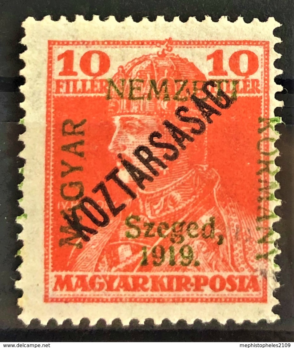 HUNGARY 1919 - MLH - Sc# 11N24 - 10f - Unused Stamps