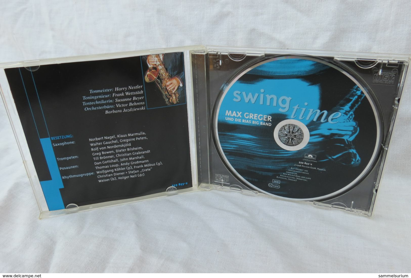 CD "Max Greger Und Die Rias Big Band" Swingtime - Sonstige - Deutsche Musik