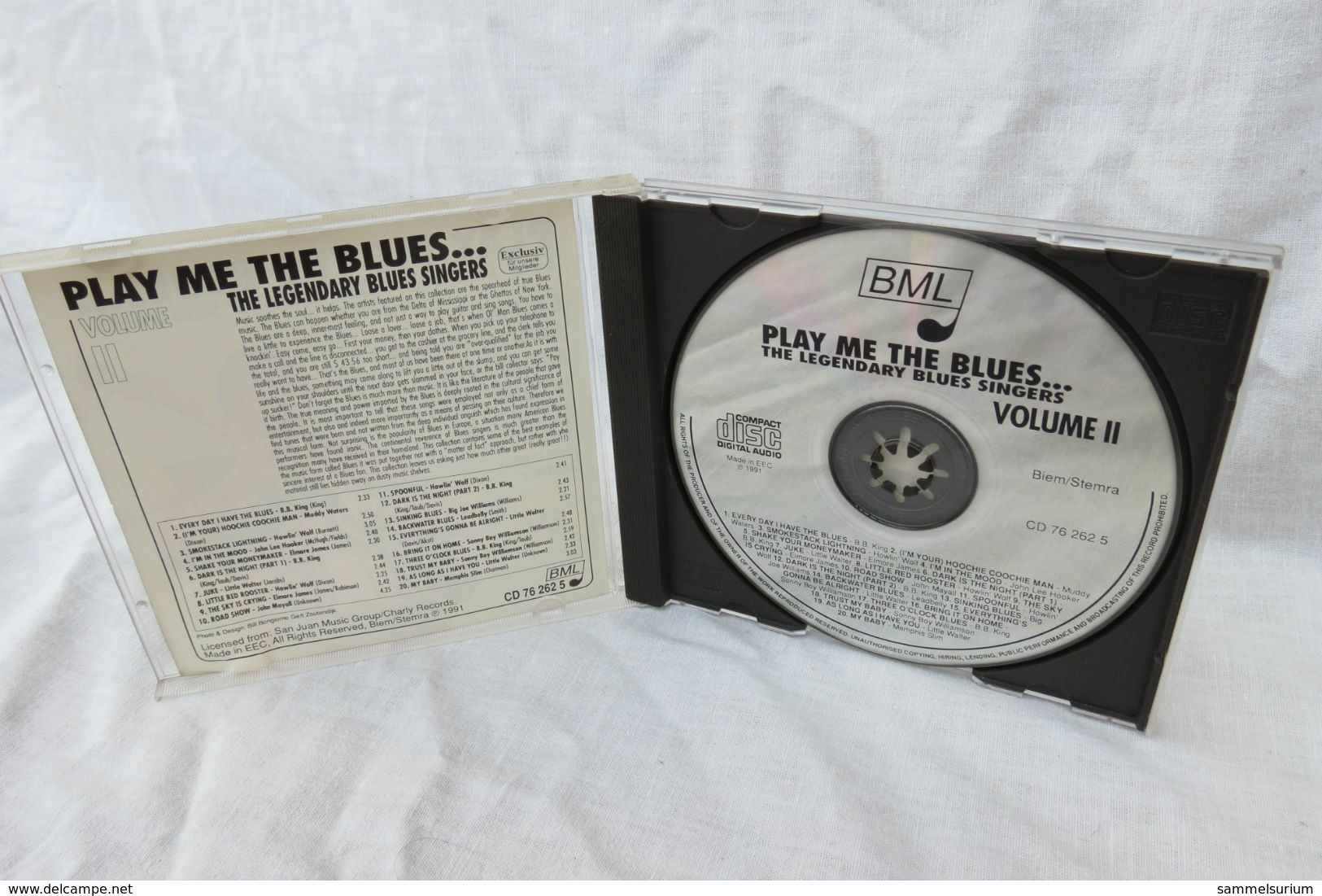 CD "The Legendary Blues Singers" Play Me The Blues... - Blues