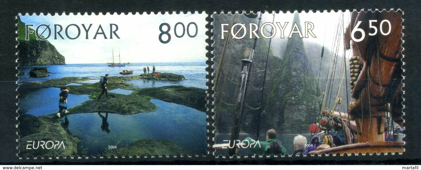 2004 FAROER (Foroyar) Faer Oer SET MNH ** 493/494 - Faeroër