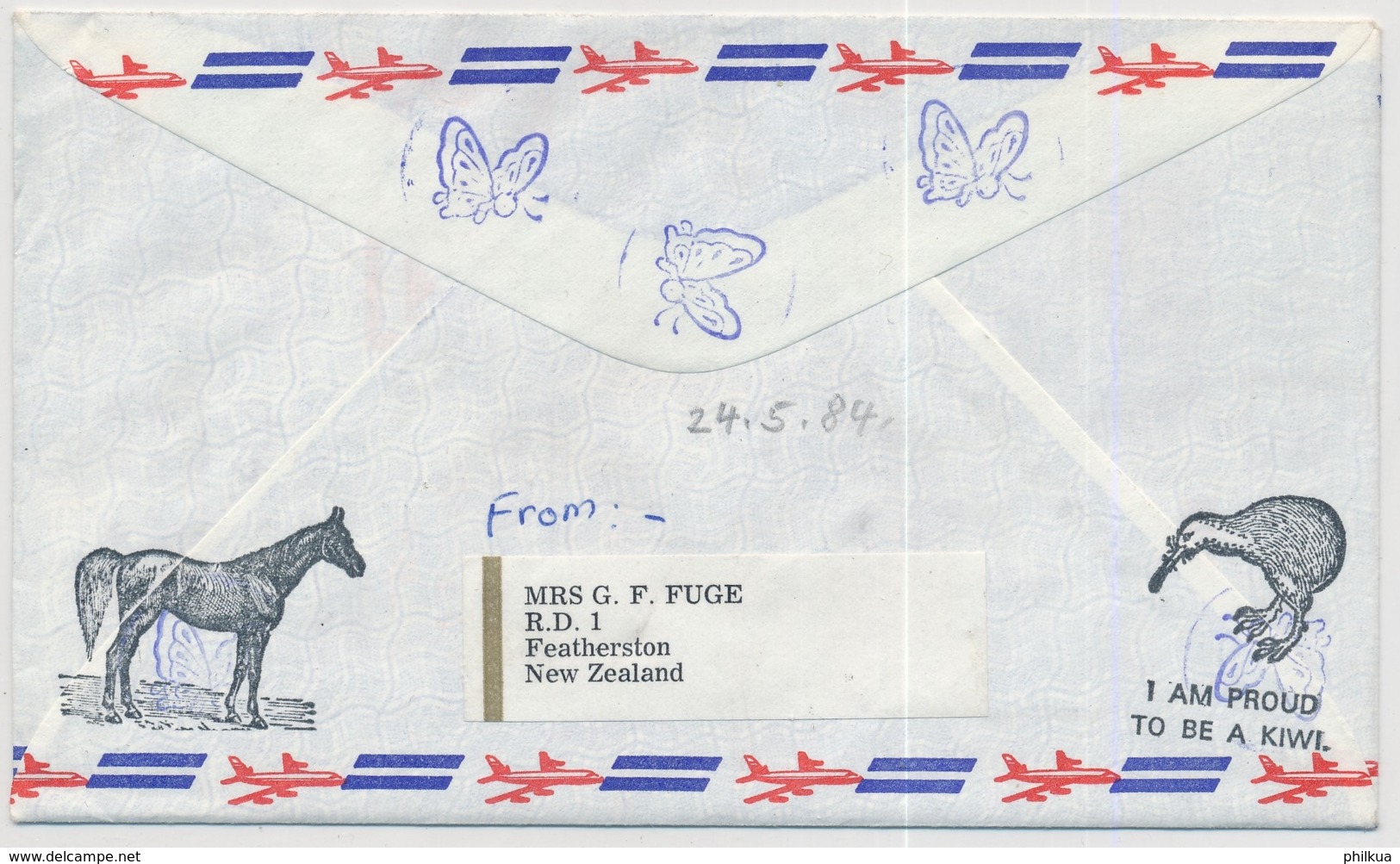 670, 856, 889, 894 Auf Luftpostbrief Brief Gelaufen In Die Schweiz - Covers & Documents