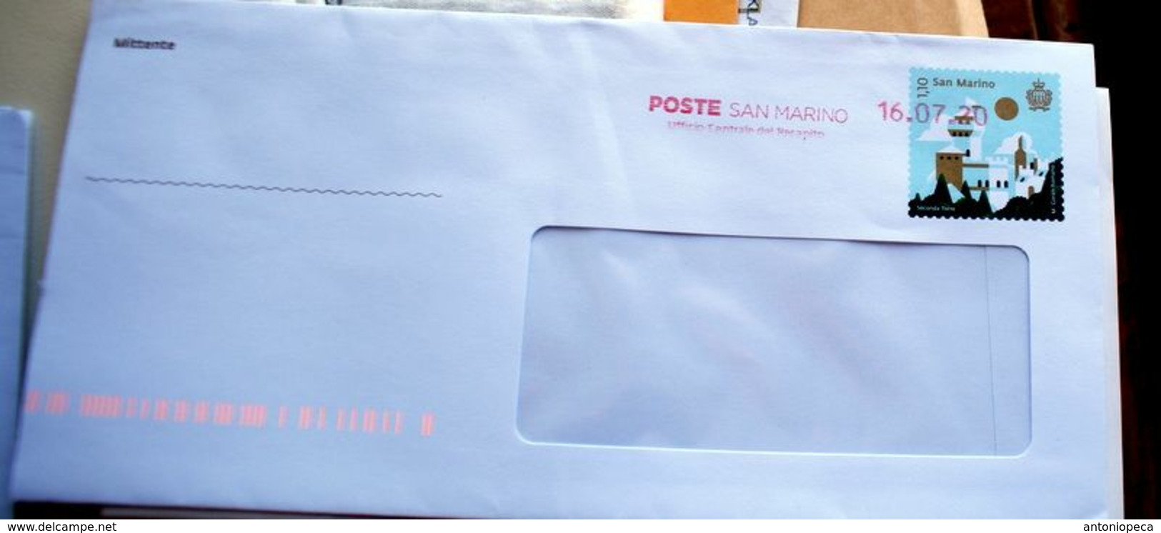 SAN MARINO 2020, COVER USED - Usados