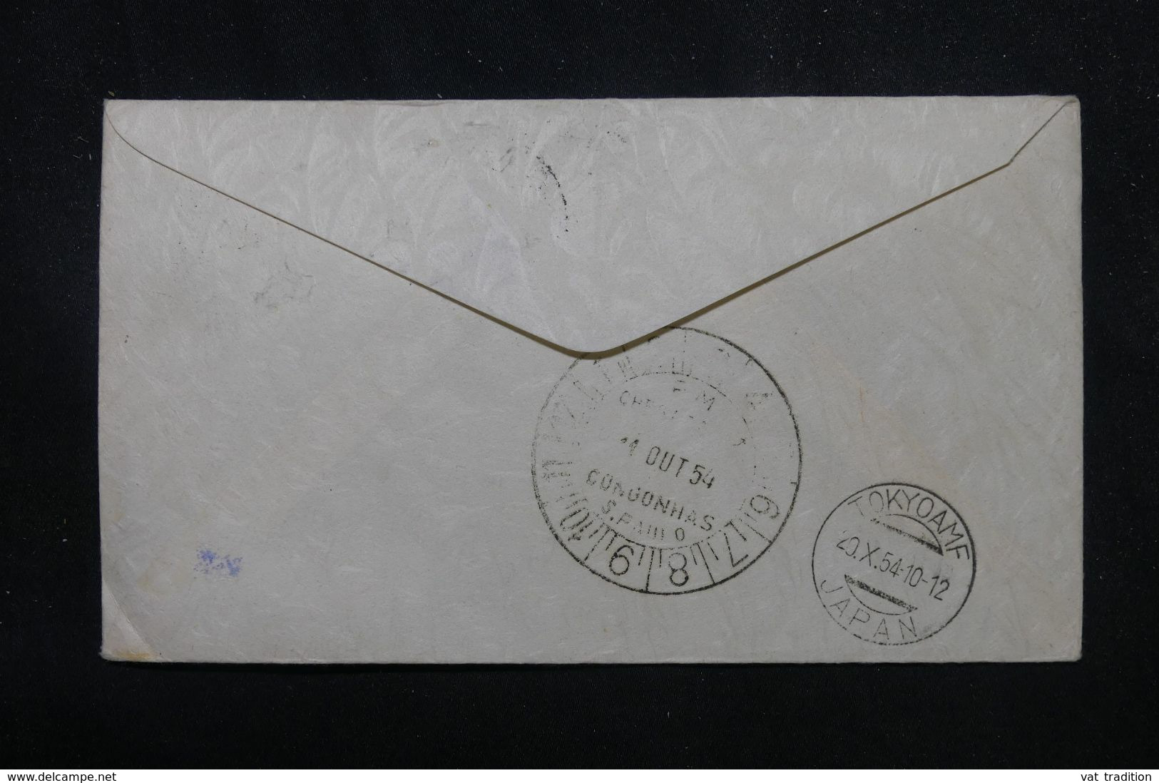 BRÉSIL - Enveloppe Commémorative Du 1er Vol  Sao Paulo / Tokyo En 1954  - L 70427 - Brieven En Documenten