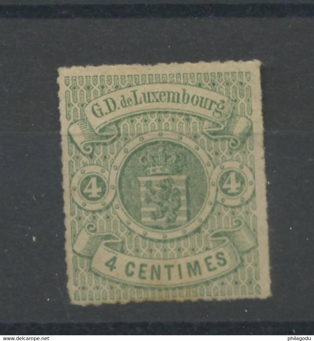 Luxembourg 1865-73, Armoirie, 15 Sans Gomme, Cote 55 € - 1859-1880 Wapenschild