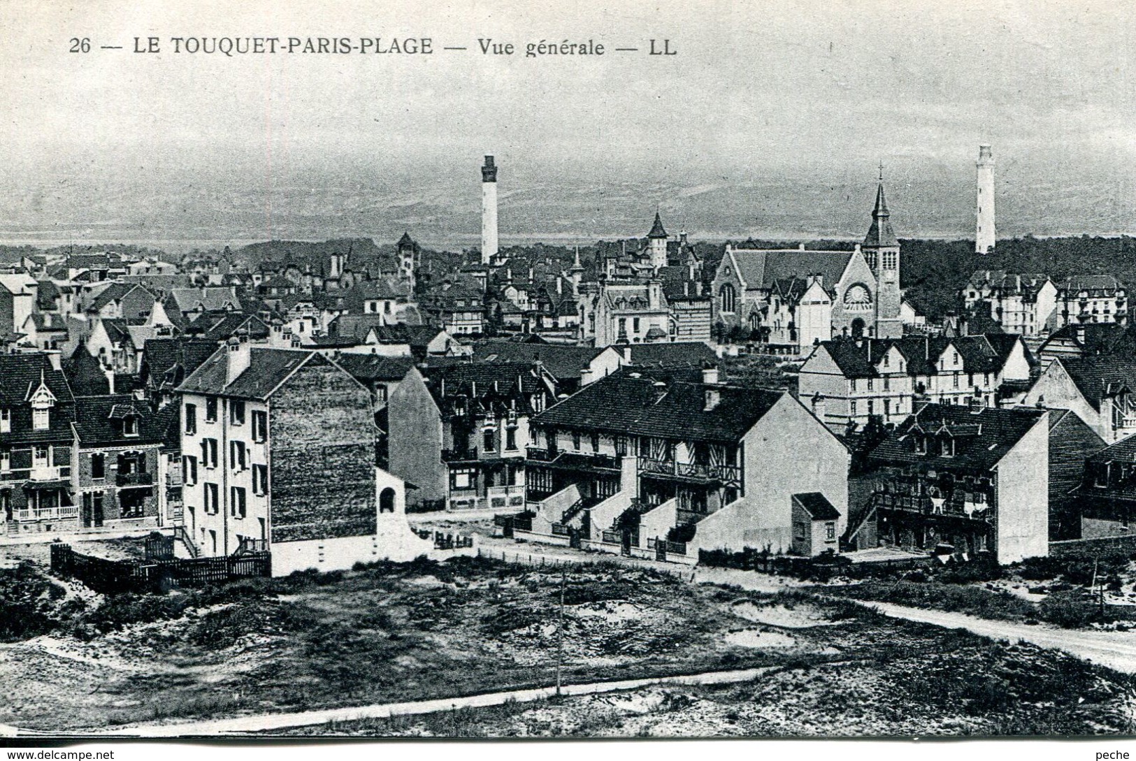 N°3112 R -cpa Le Touquet Paris Plage -vue Générale- - Le Touquet