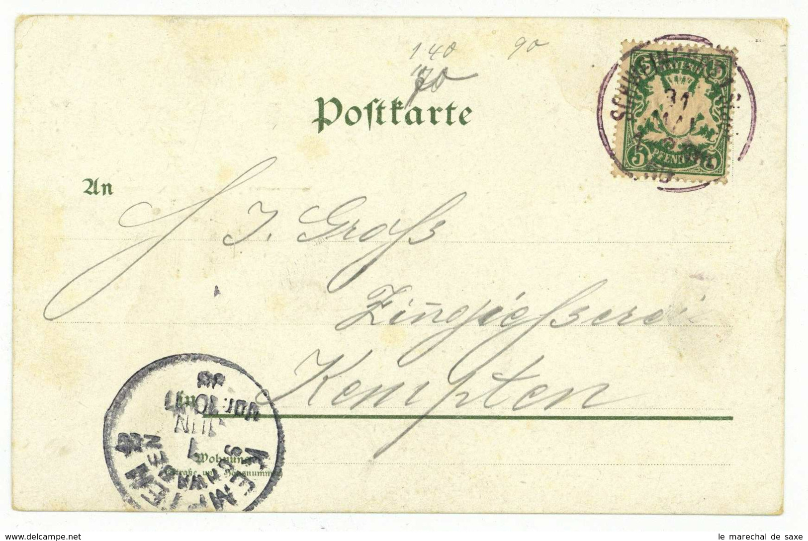 Ansichtskarte Schweinfurt Turngemeinschaft 50jähriges Jubiläum 1898 - Schweinfurt