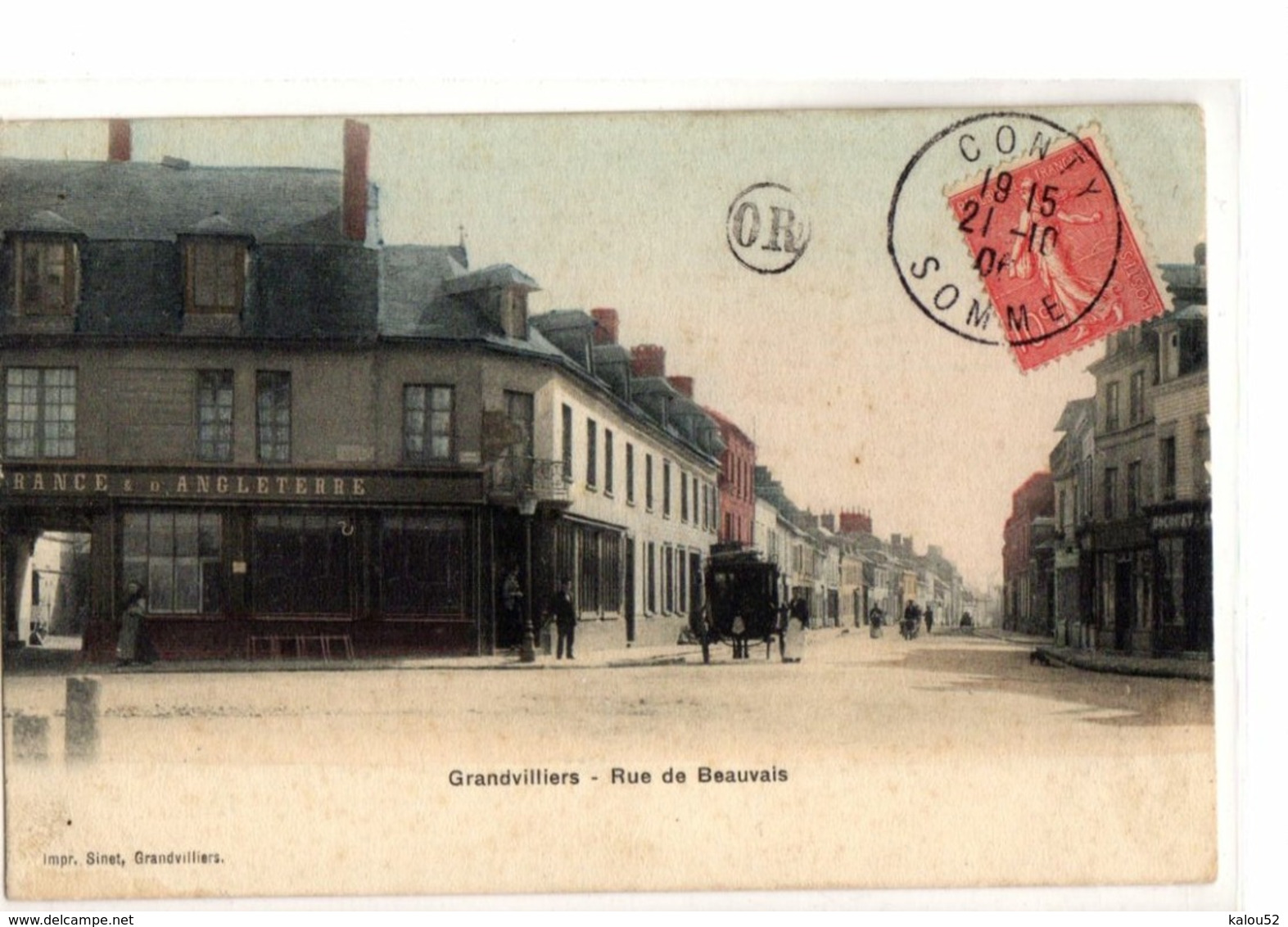 GRANDVILLIERS     RUE DE BEAUVAIS - Grandvilliers