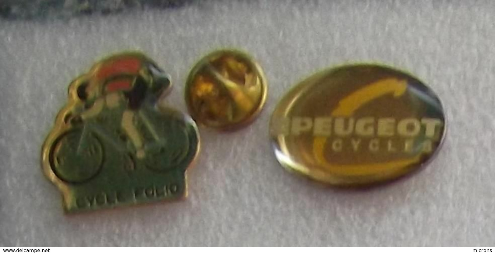 CYCLES FOLIO FECAMP &PEUGEOT CYCLES 2 PIN'S      EEEE  024 - Cyclisme