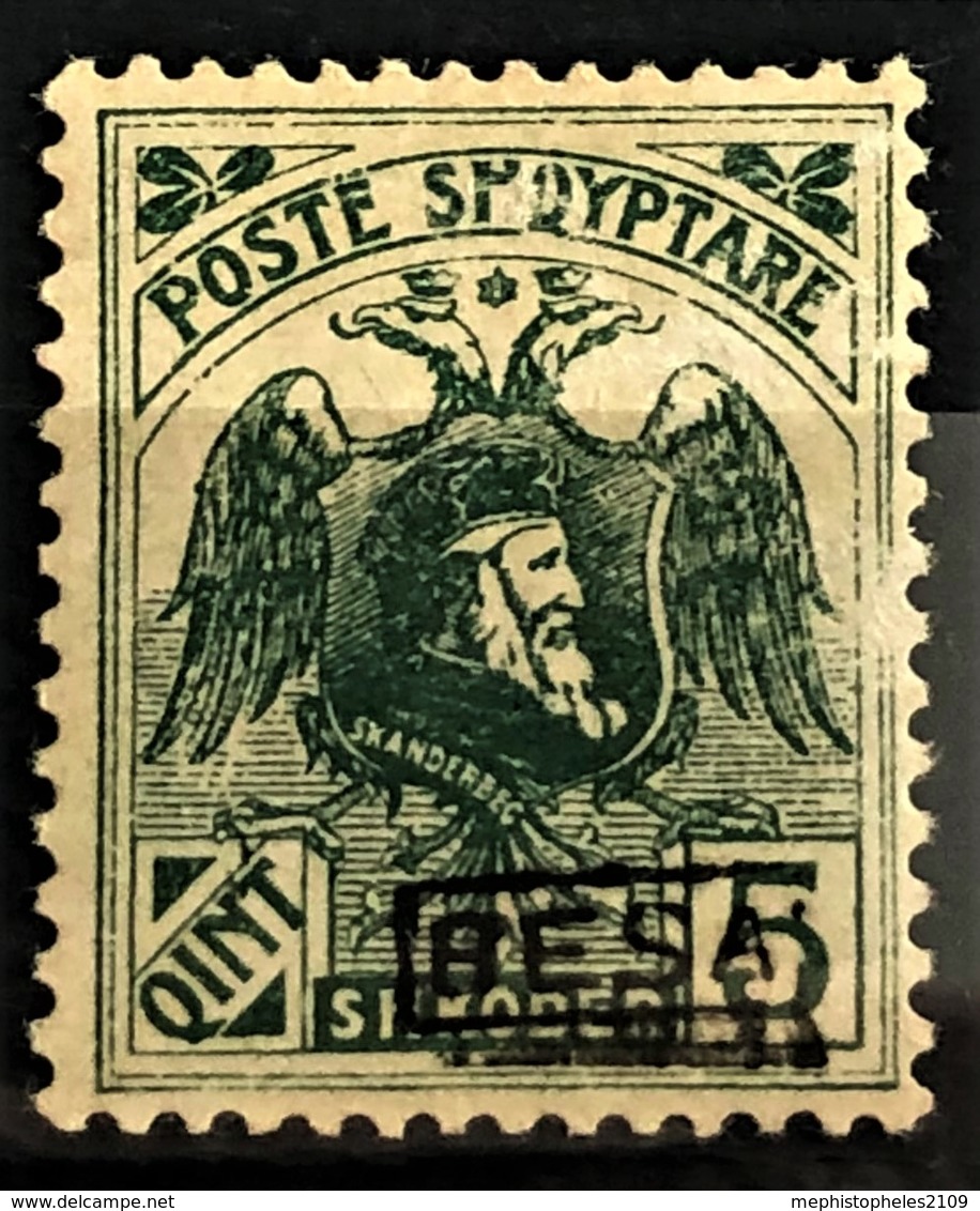 ALBANIA 1922 - MLH - Mi Sc# 156 - 5q - Albania