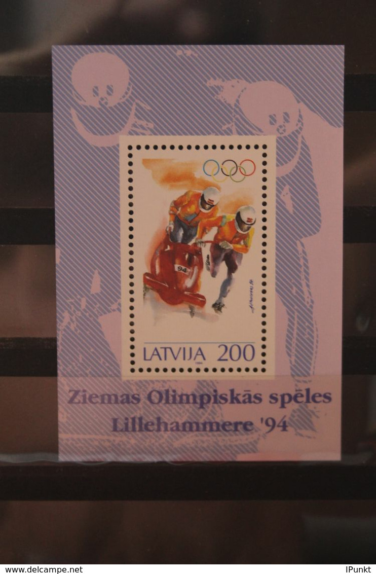 Lietuva; Olympische Spiele, 1994 Blockausgabe; Block 4; NMH - Winter 2016: Lillehammer (Olympische Jugendspiele)