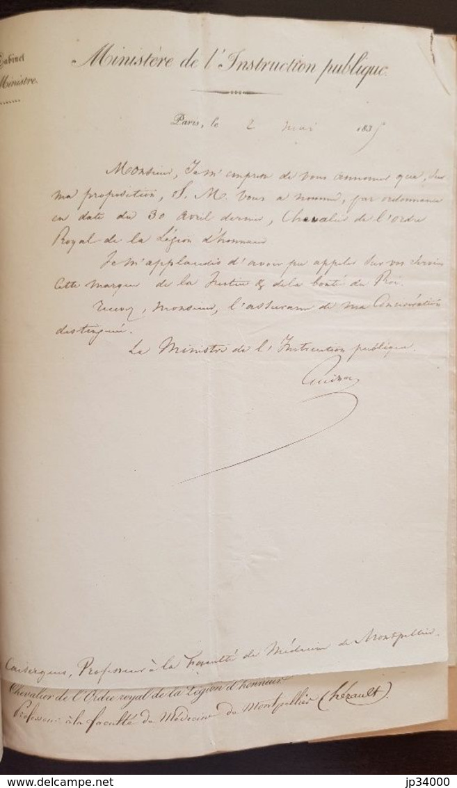 NOTICE SUR M. CAIZERGUES Membre Honoraire De L'académie Par M. JAUME En 1835 - Languedoc-Roussillon