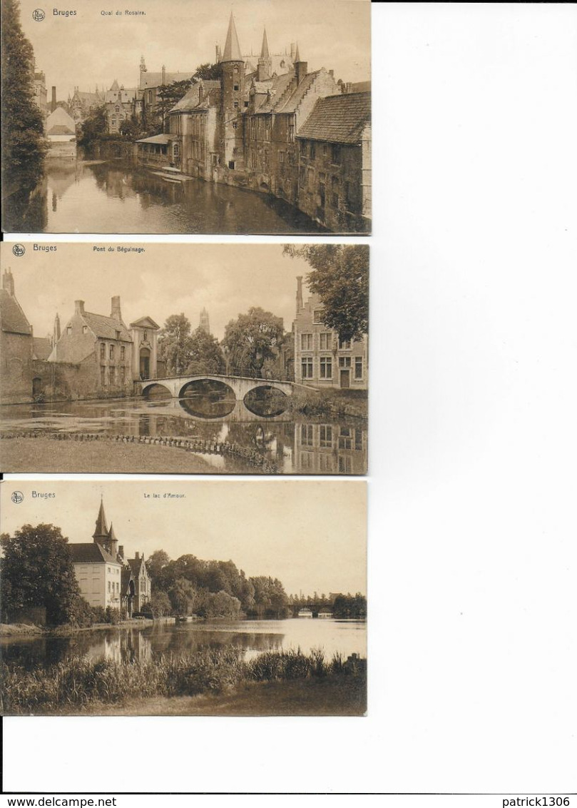 LOT 25 CPA BRUGES 0005 - 5 - 99 Karten