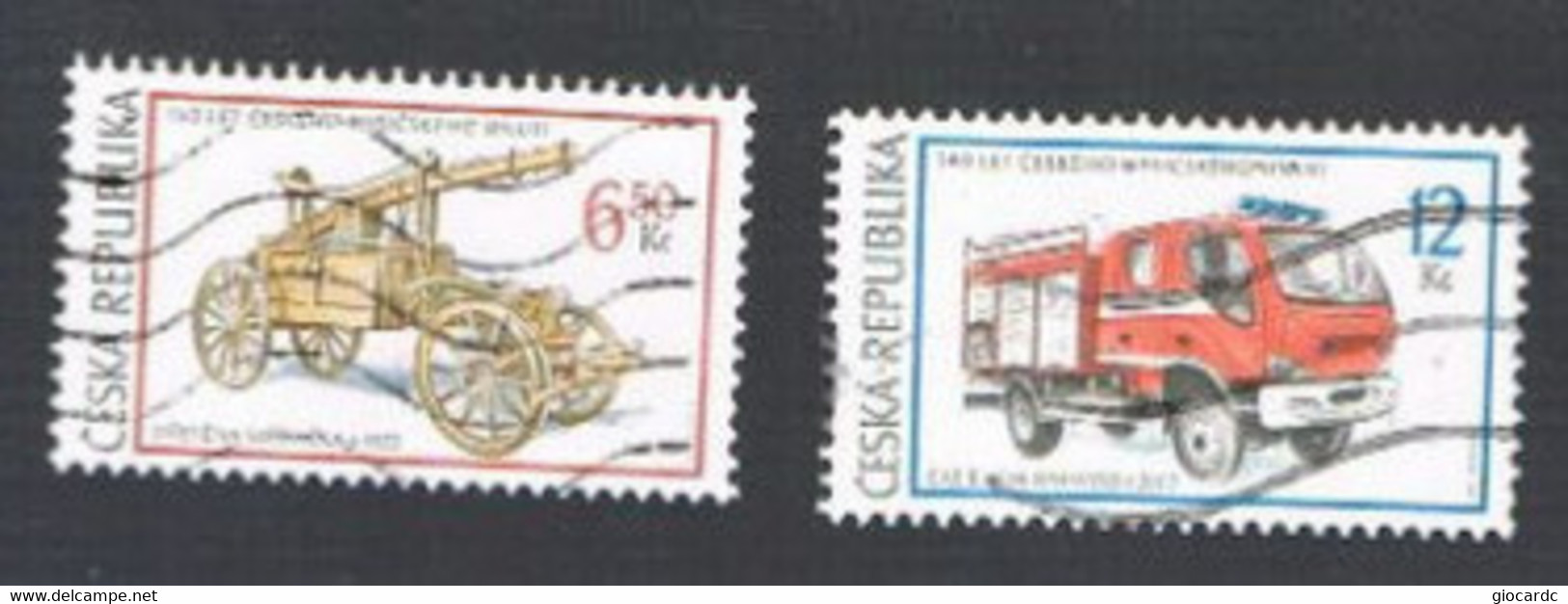 REP. CECA (CZECH REPUBLIC) - SG 378.380 - 2003 FIRE-ENGINES       -   USED - Sonstige & Ohne Zuordnung