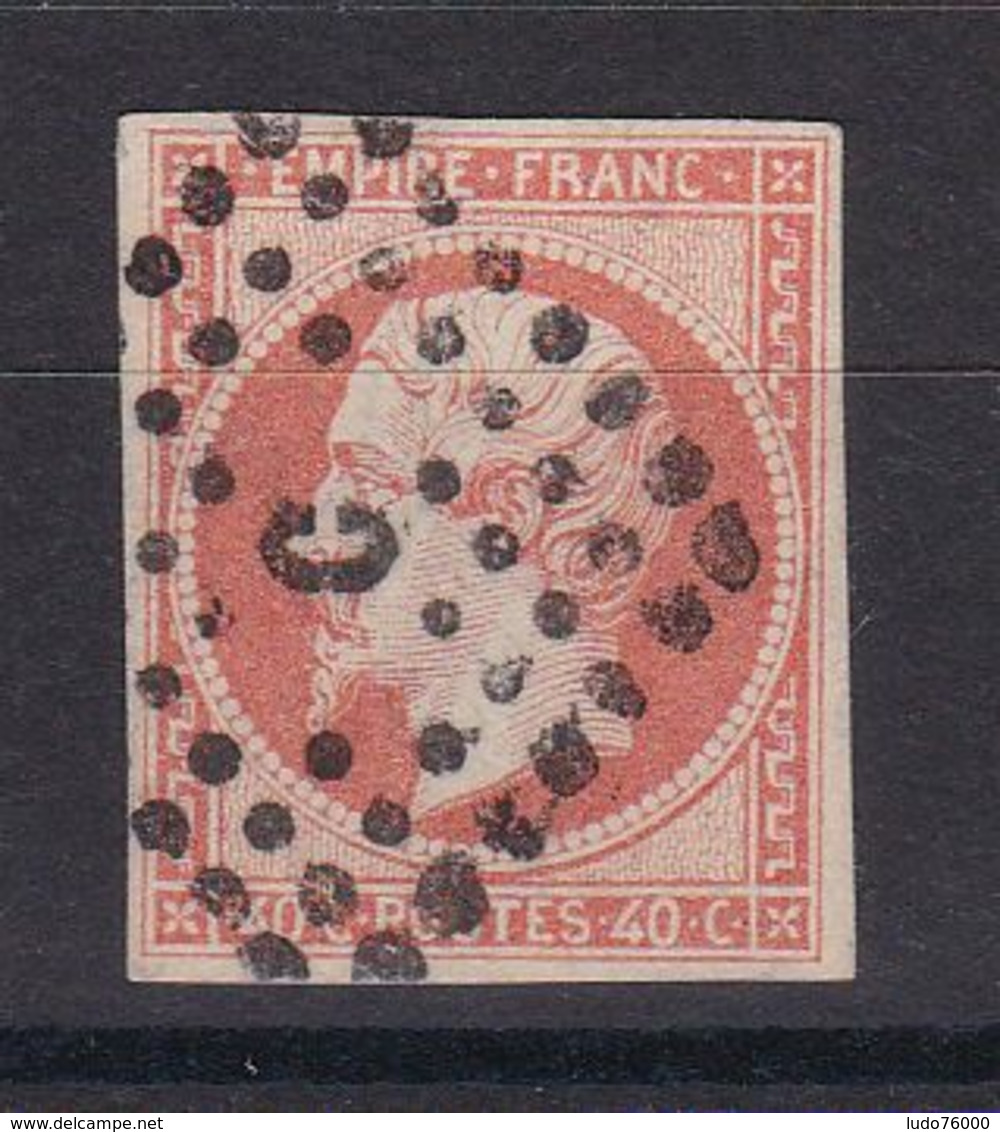 D195 / LOT NAPOLEON N° 16  OBL COTE 22€ - 1853-1860 Napoleon III