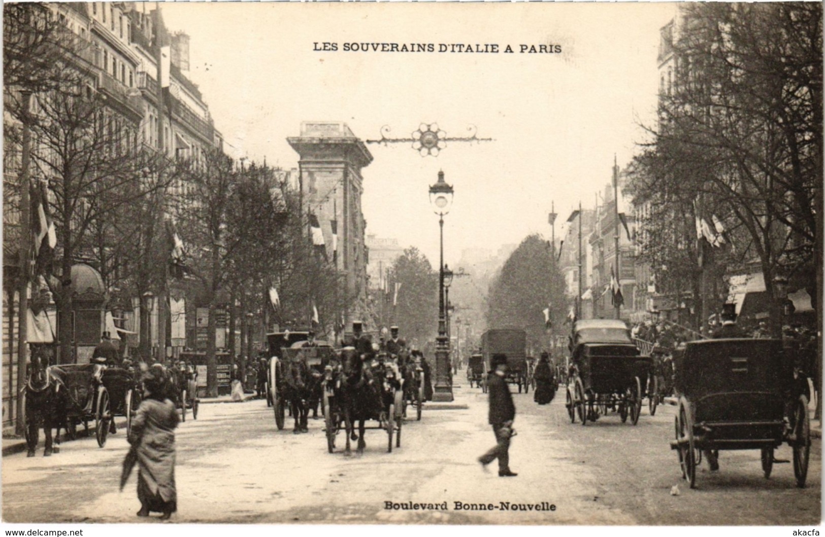 CPA PARIS 2e - Les Souverains D'Italie A Paris (83787) - Empfänge