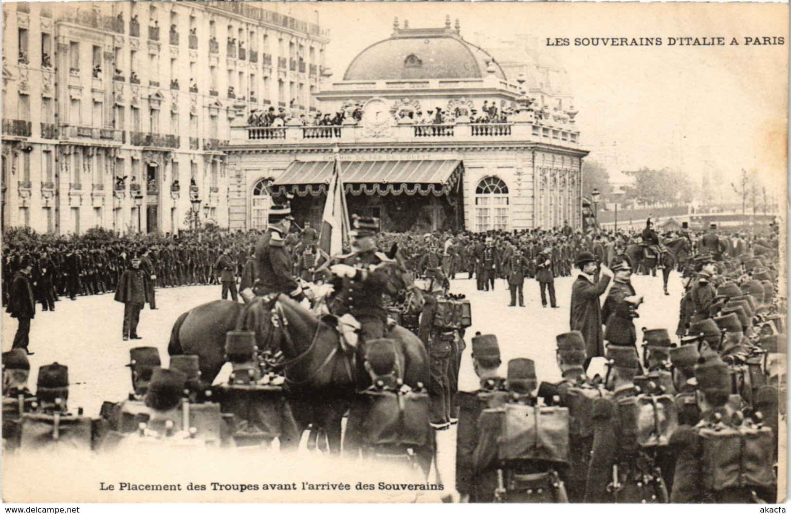 CPA PARIS 1e - Les Souverains D'Italie A Paris (83786) - Receptions