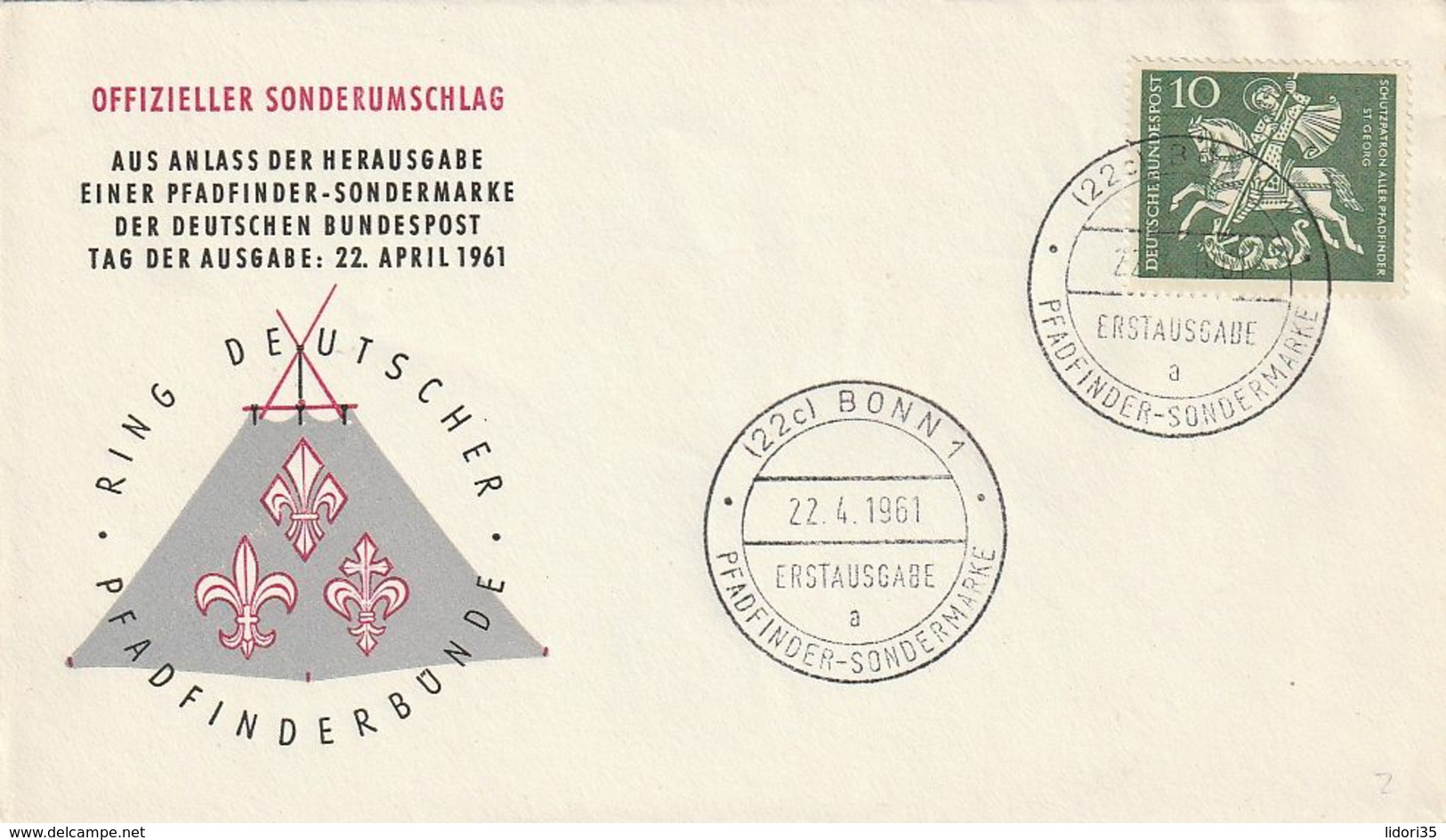 Bundesrepublik Deutschland / 1961 / Mi. 346 FDC (A099) - Other & Unclassified