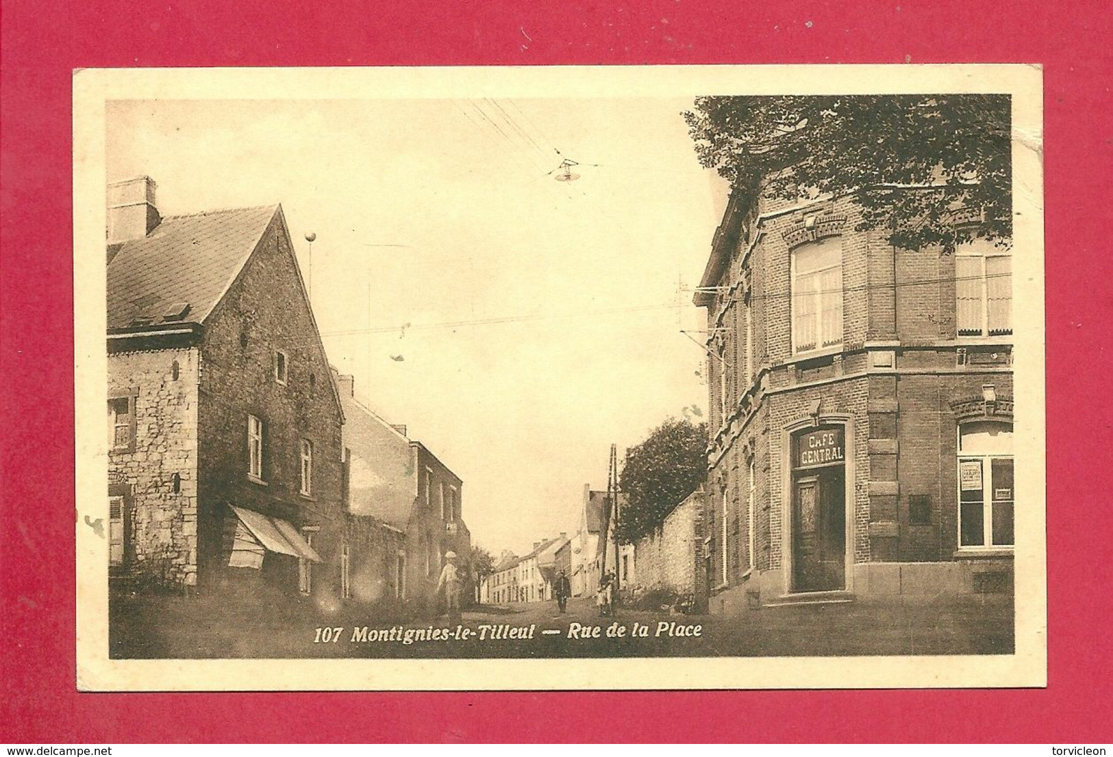 C.P. Montigny-le-Tilleul = Rue  De La  PLACE - Montigny-le-Tilleul