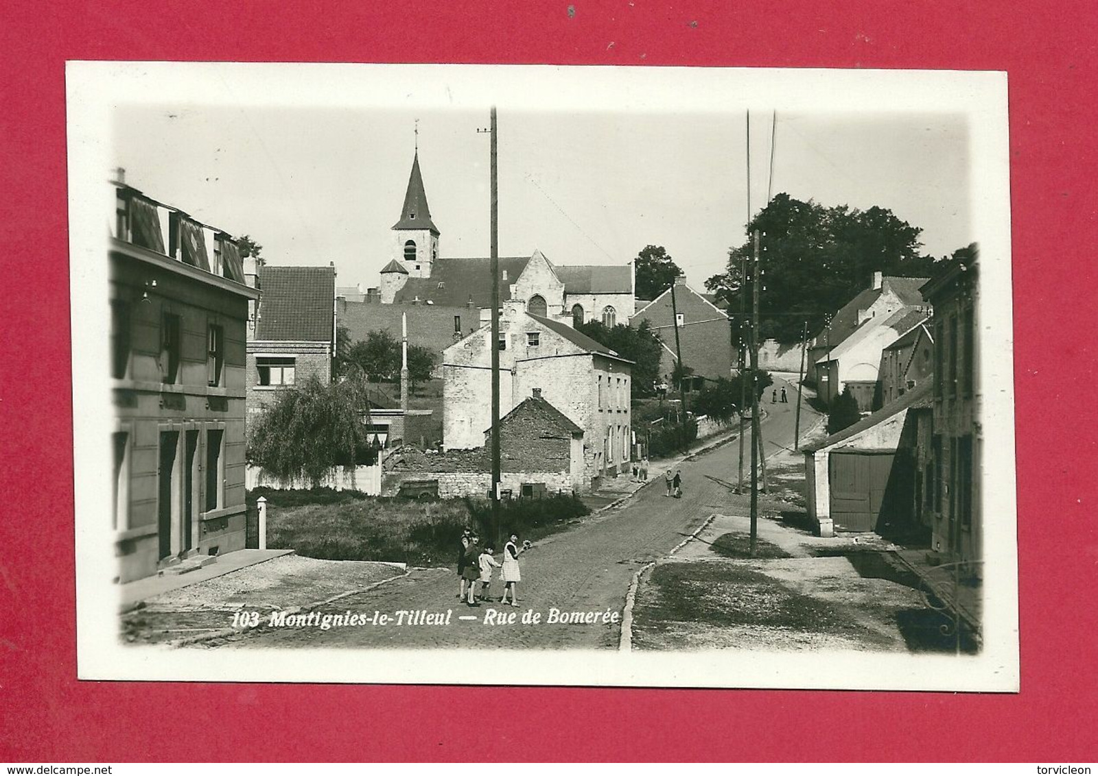 C.P. Montigny-le-Tilleul = Rue  De BOMEREE - Montigny-le-Tilleul