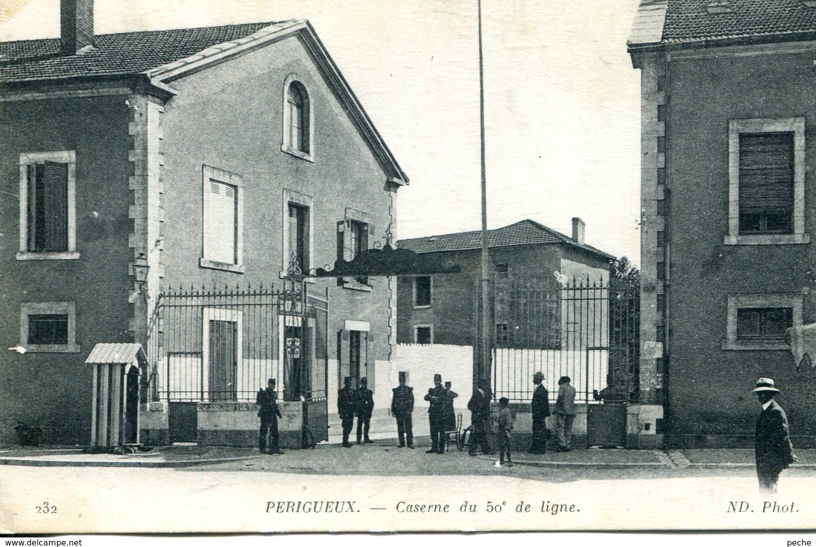 N°3159 R -cpa Perigueux -caserne Du 50è De Ligne- - Caserme